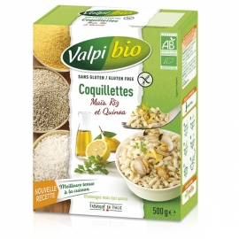 Coquillettes Maïs/Riz/Quinoa- 500g