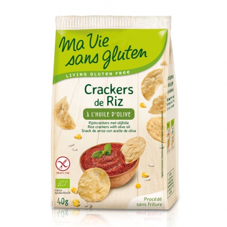 Crackers de Riz à l'huile d'olive - Ma vie sans gluten