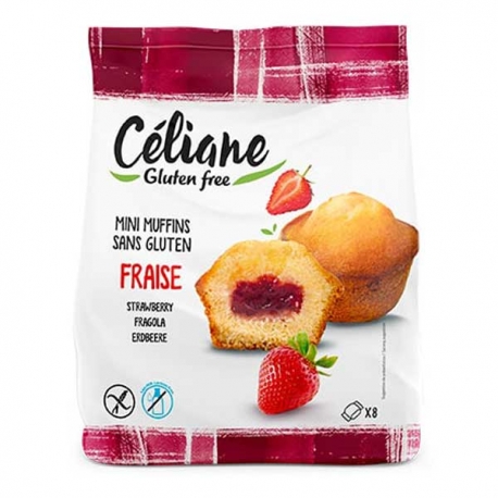 mini muffins fourrés à la fraise | Céliane 100% sans gluten