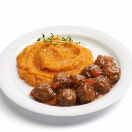 Boulettes de boeuf purée de carottes et pommes de terre - 290g