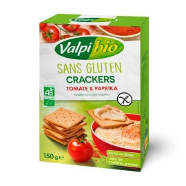 Crackers Tomate Paprika (150g) - VALPIBIO