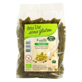 Fusilli au Pois Vert (250g) - MA VIE SANS GLUTEN