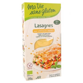 Lasagnes aux Lentilles Jaunes (250g) - MA VIE SANS GLUTEN