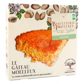 Gâteau Moelleux Bio aux Amandes (225g) - BISCUITERIE DE PROVENCE