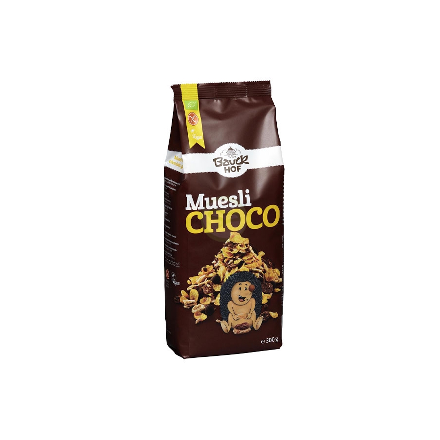 Muesli chocolat noir Bauckhof Petit déjeuner sans gluten