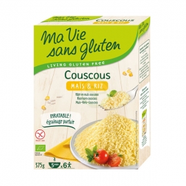 Couscous Bio Maïs et Riz (375g) - MA VIE SANS GLUTEN