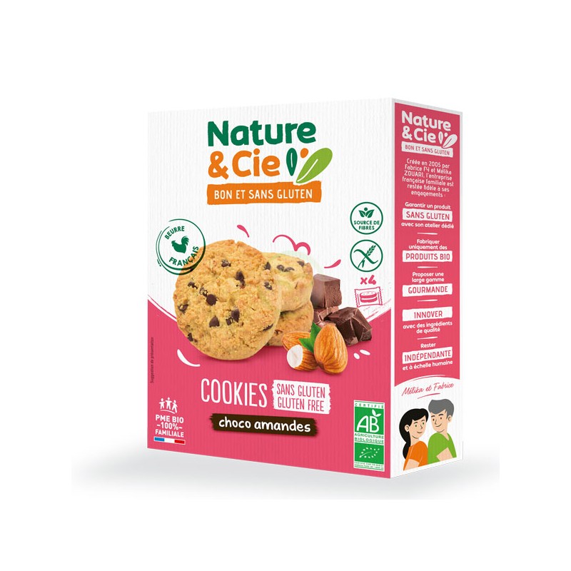 Gerblé Sans Gluten Sans Lactose 9 Cookies pépites de chocolat sans