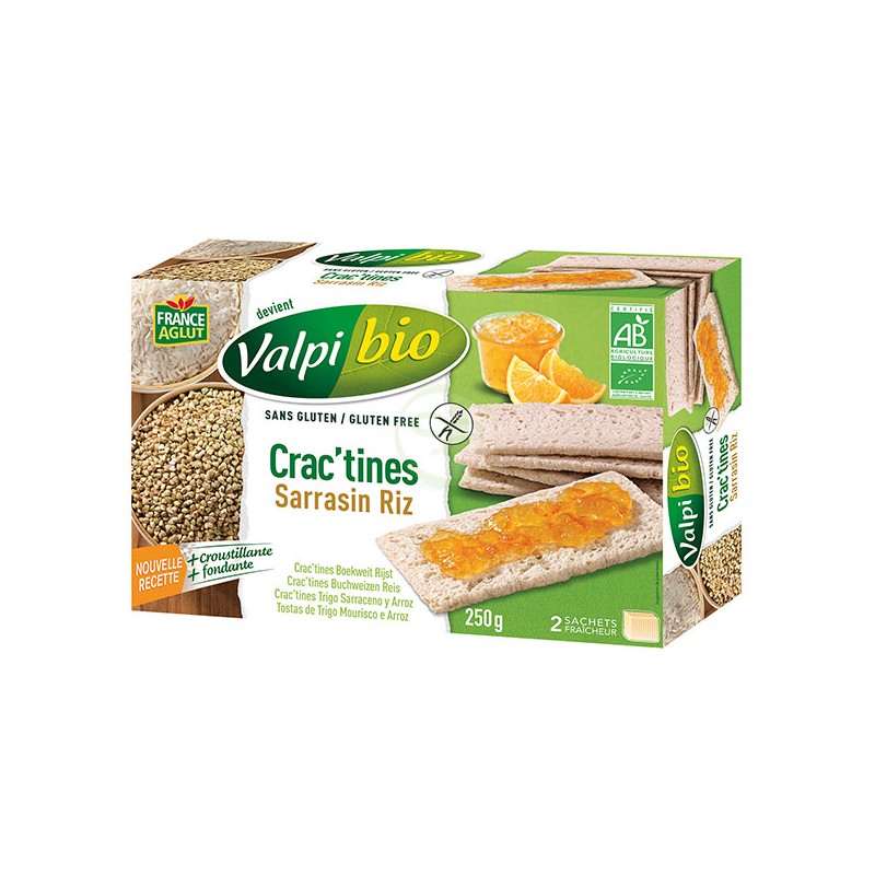 ALLERGO Crac'form tartines croustillantes sans gluten sans lactose