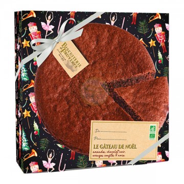 Gâteau de Noël Amandes,...