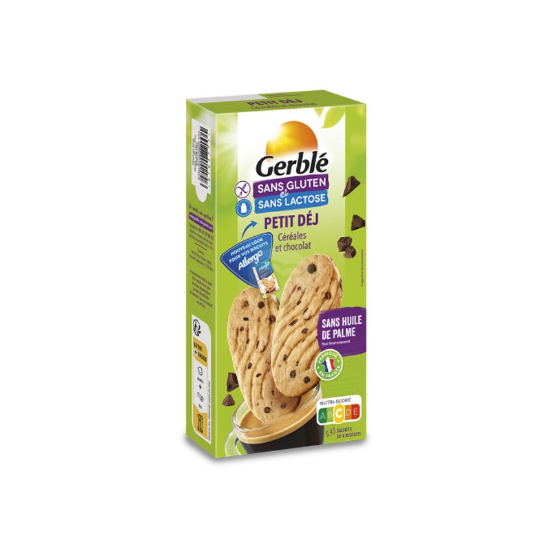 18 sachets biscuits croquants - Miel et sésame - GERBLE