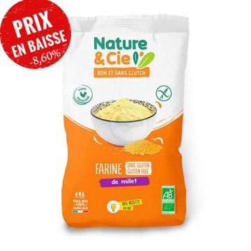Farine de millet bio (500g)...