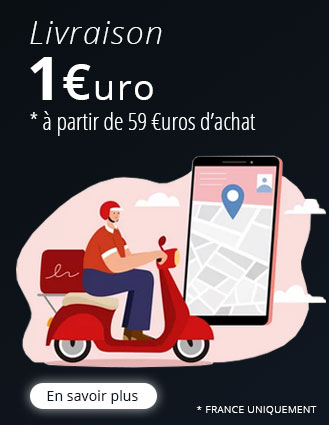 Livraison &agrave; 1 euro &agrave; partir de 59 euros d&#039;achat